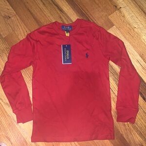 Polo Ralph Lauren Boys long sleeve Small(8) Red